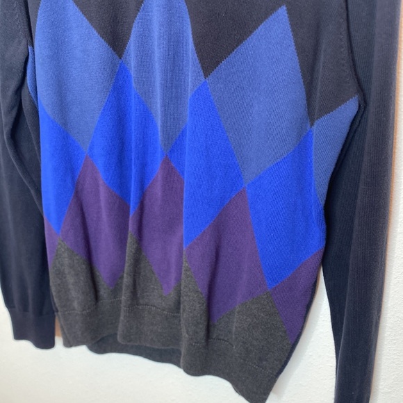 Men’s medium Lacoste v neck sweater article diamond - Picture 2 of 5